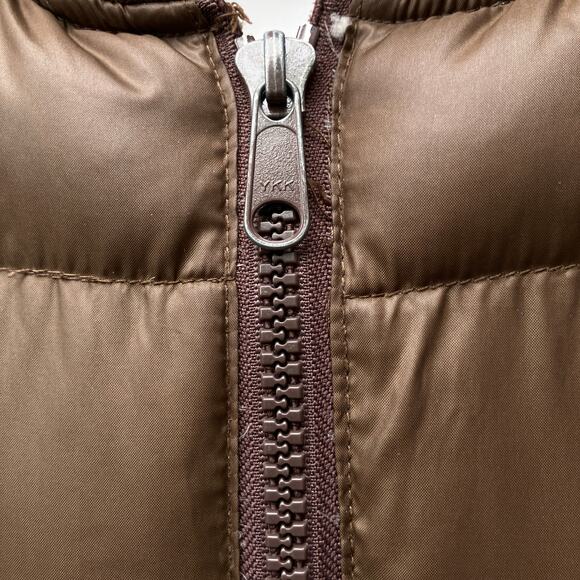 VTG Orvis Waterfowler Puffer Jacket XL Brown Goose Down Filled Hunting Outdoor - Picture 3 of 12